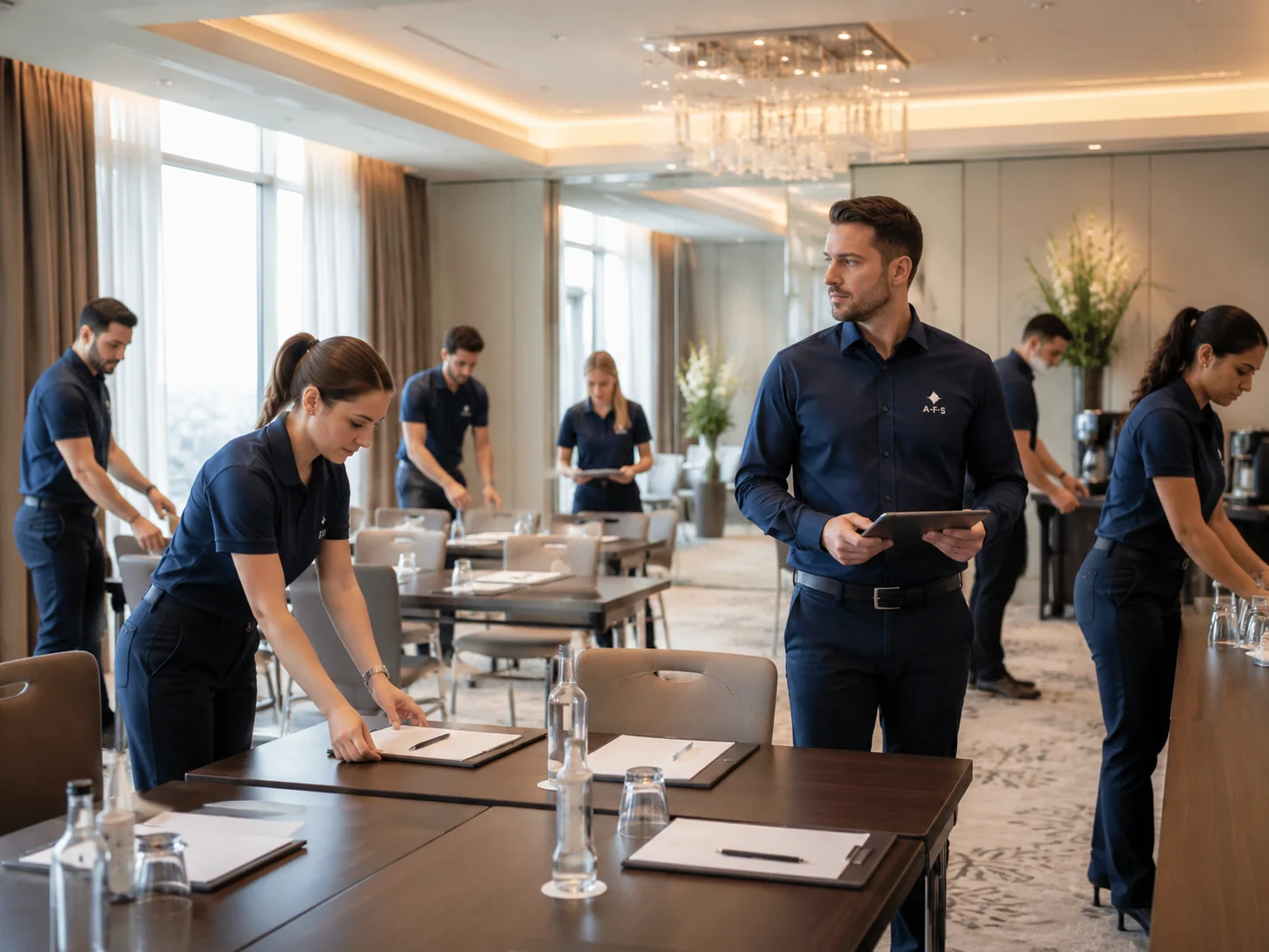 Event- und Rückstellservice in einem Stadthotel